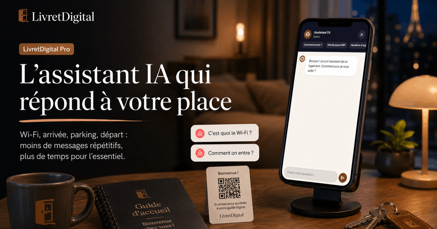 Chatbot IA Airbnb : répondez automatiquement aux voyageurs